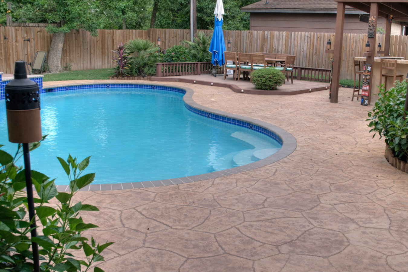 Concrete pool decks in Windsor, CA
