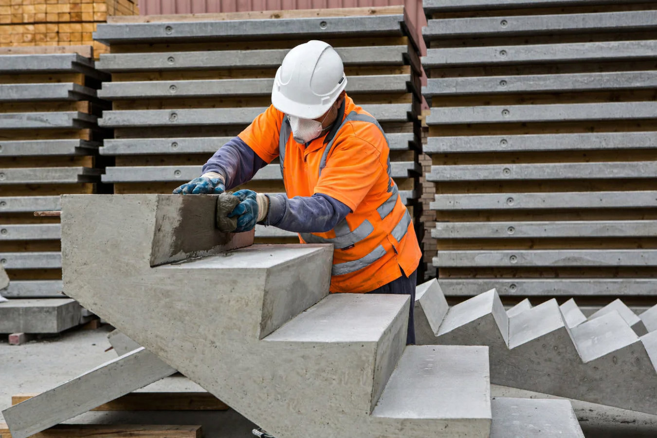 Concrete steps construction in Windsor, CA